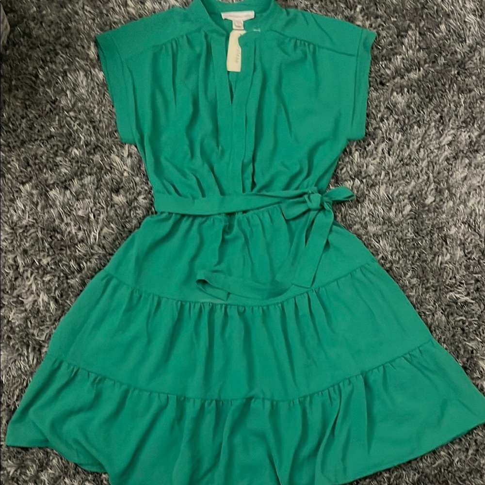 monteau Los Angeles green dress 👗